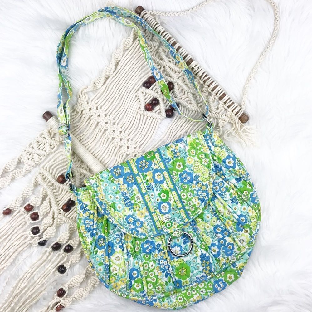 Vera Bradley satchel‎ bag in English meadow print